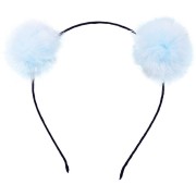 Ombre Pom Pom Hairband - Azul