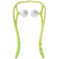 Dispositivo de masaje de cuello para aliviar el dolor de cuello y hombros - Verde