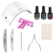 UNIQ Kit de Inicio de Gel Polish Pure - Haz Esmalte de Gel en Casa