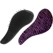 Detangler cepillo de pelo, Purple Zebra