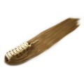 Extensiones de cola de caballo con pinza para el cabello, rectas - Rubbio miel #27