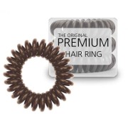 Premium – gomas para el pelo con forma de espiral – Marron