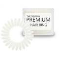 Premium – gomas para el pelo con forma de espiral – blanco
