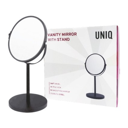 Uniq Makeup Mirror Standing - Black