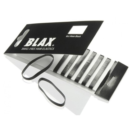 Gomas elásticas para el pelo – Blax 4mm Negro