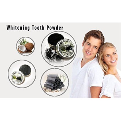 WhiteMaster polvo blanqueador de dientes con carbón activado 30g