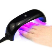 Lámpara secador de uñas mini UV LED - Negro