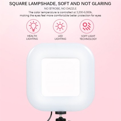 Luz de anillo Selfie para iPhone / Android | Iluminación LED para teléfonos inteligentes - D21