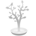 Árbol de joyería con hojas - Blanco (CTN005)