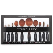 Technique PRO® Pinceles ovalados para maquillaje - 10 piezas