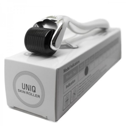 * UNIQ Titanium Dermaroller 540 nåle 0,25 mm. til ansigtet