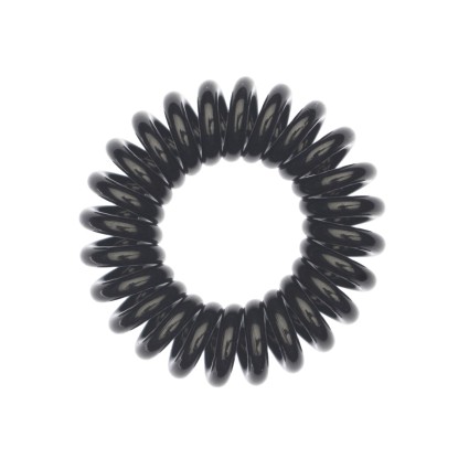 Premium – gomas para el pelo con forma de espiral – Black