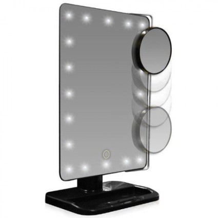 UNIQ Hollywood espejo 21 LED + 10X Magnifying Bulb