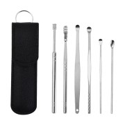 Conjunto de herramientas de limpiador de cera para el oído - 6 PCS
