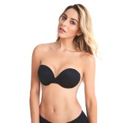 Shapelux Invisible Stropless Bra - Negro