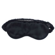 Máscara para dormir de lujo uniq en 100% de seda - negro